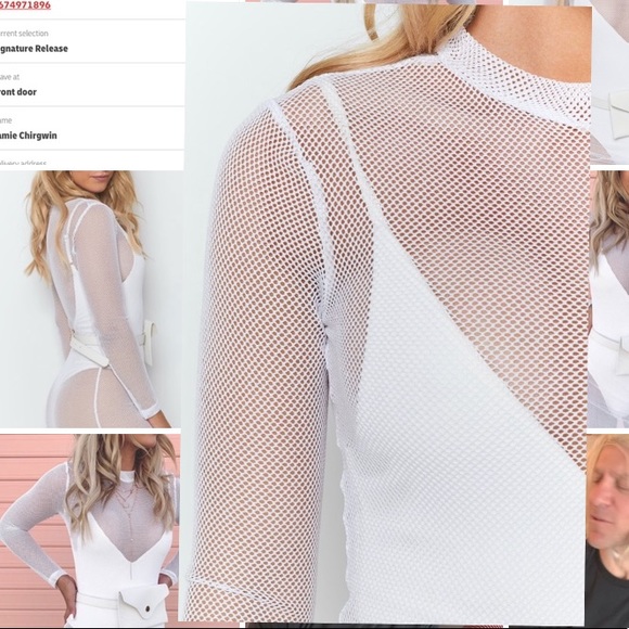 BEGINNING BOUTIQUE Tomorrowland Mesh Dress White - Picture 4 of 8